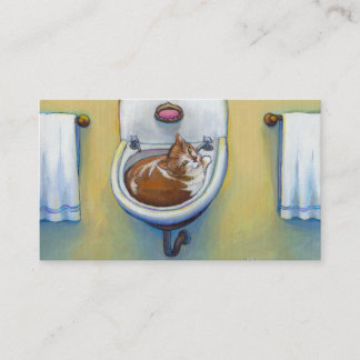 Unique business cards for cat rescues or plumbers