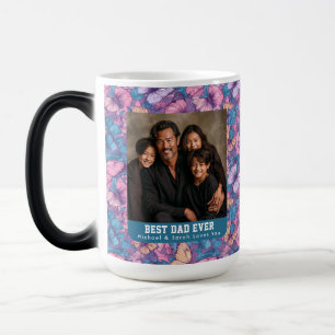 Unique Butterfly Camouflage Bouquet Dog Dad Birthd Magic Mug