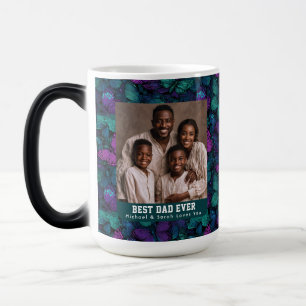 Unique Butterfly Camouflage Bouquet Step Dad Birth Magic Mug