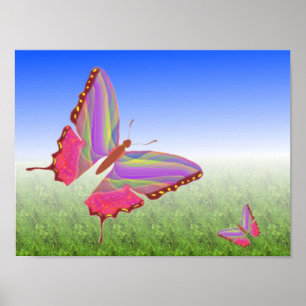 Unique Butterfly Poster
