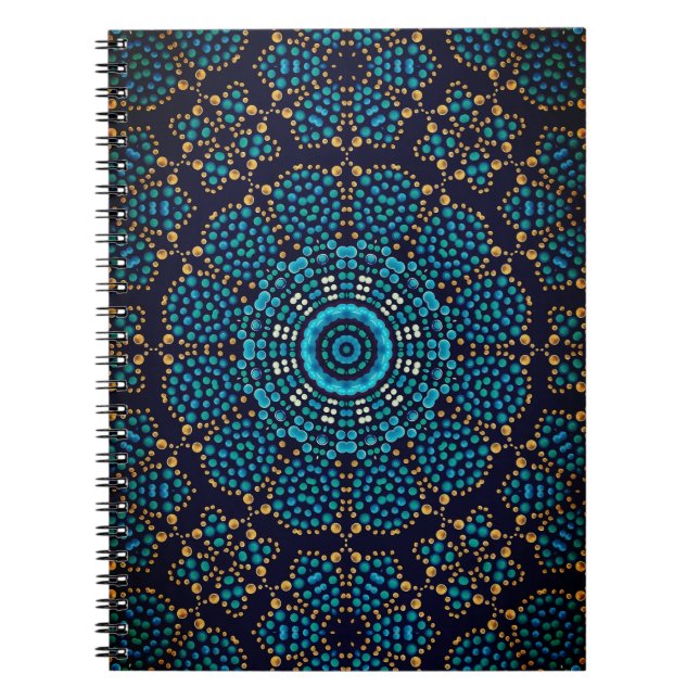 Unique Carnet Whimsical Dot Art (Devant)