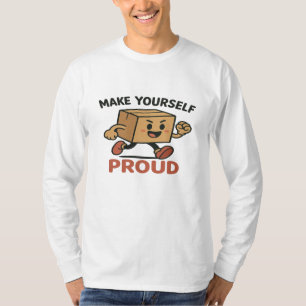 Unique Cartoon T-Shirt Design with Inspirational
