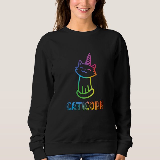 Unique Cat - Caticorn Sweatshirt (Front)
