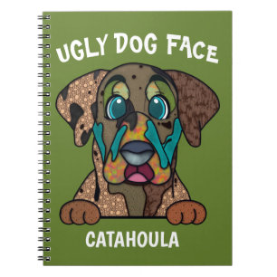 Unique Catahoula ugly dog face Notebook