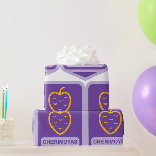 Unique Cherimoya Fruit Graphic Customisable  Wrapping Paper