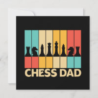 Unique Chess Dad Funny Vintage Sunset