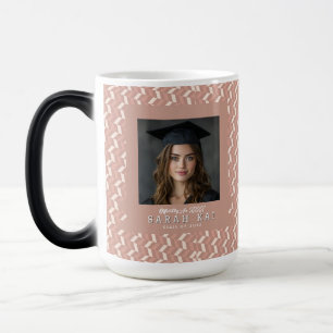 Unique Chevron Pattern College Grad Magic Mug