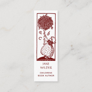 Unique Children's BookAuthor  Mini Business Card
