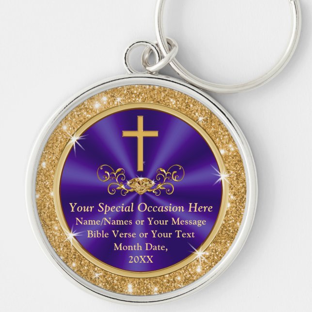 Unique Christian Gifts for Women, Pastor's Wife,  Keychain (Front)