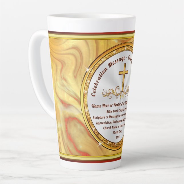 Unique Christian Gifts, Personalized Scripture Mug (Left Angle)
