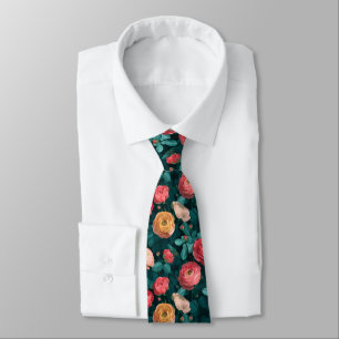 Unique Christmas Gift For Husband Ranunculus Tie