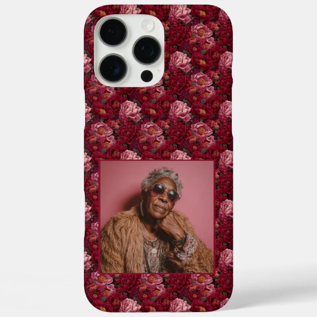 Unique Christmas Gift Peonies Custom  Case-Mate iPhone Case (Back)