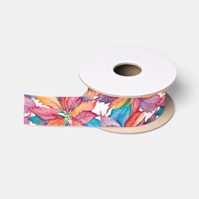 Unique Christmas Gift Wrapping Ribbon Satin Ribbon (Spool)
