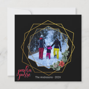 Unique Christmas 🎄 Parka Posse Festive Card