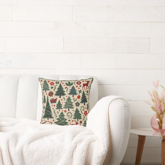 Unique Christmas Pillow Cushion (Couch)