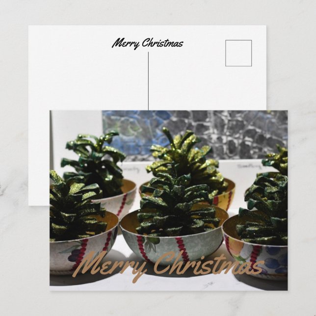 Unique Christmas Postcard (Front/Back)