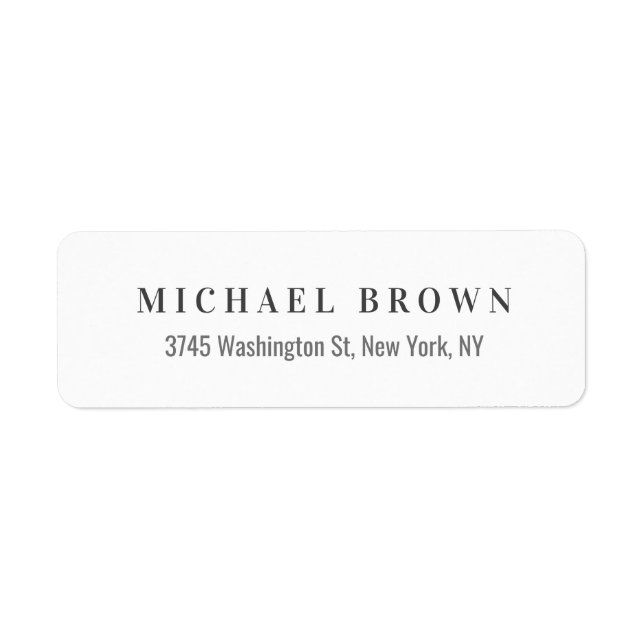 Unique Classical Elegant Plain Minimalist (Front)