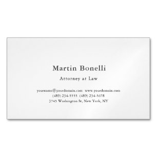 Unique Classical Personalized Custom Magnetic Business Card