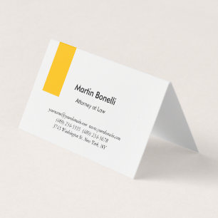 Unique Classical Simple Black & White Business Card