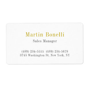 Unique Classical Simple Gold Colour Name