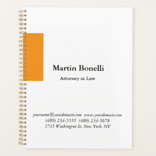 Unique Classique Simple Orange & Blanc