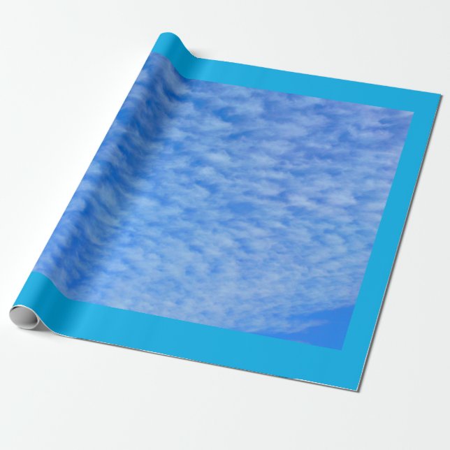 Unique Clouds Wrapping Paper (Unrolled)