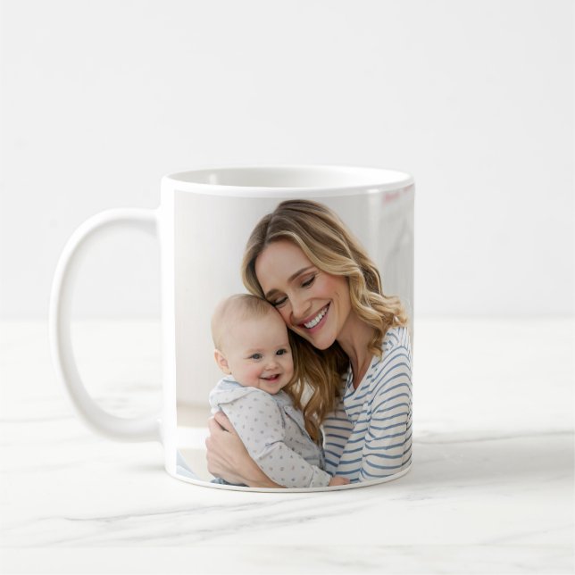 Unique Coffee Mugs with Personalized Photos (Left)