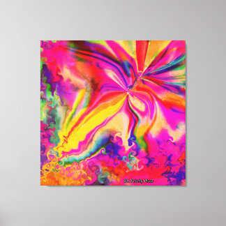 Unique Colorful Abstract Marble Liquified Wall Art
