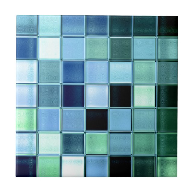 Unique Colourful Ceramic Tile (Front)