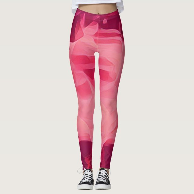Unique colourful complex design  leggings (Front)