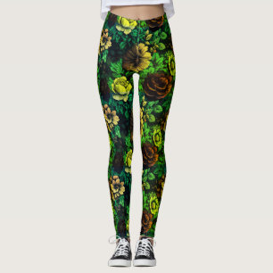 Unique Colours Vintage Floral Print Leggings