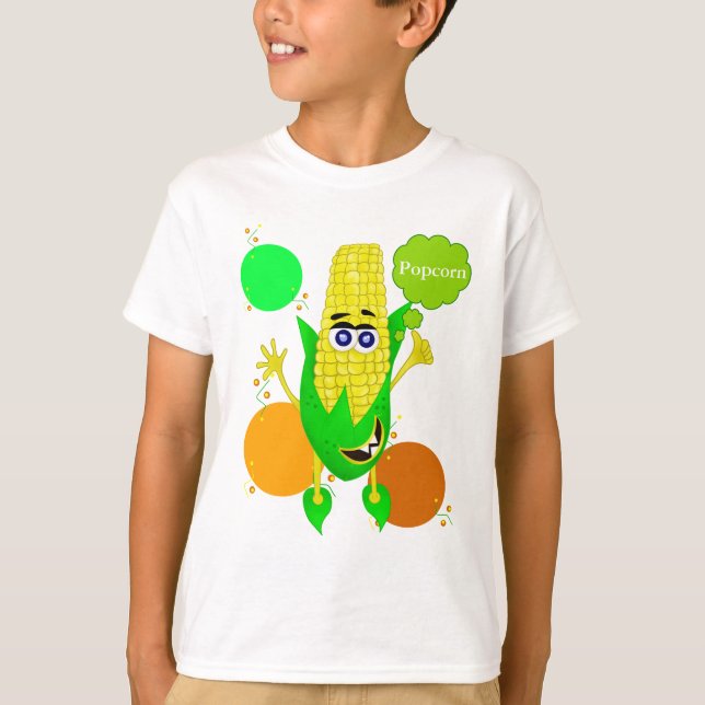 Unique Corn monster illustration for children T-Shirt (Front)