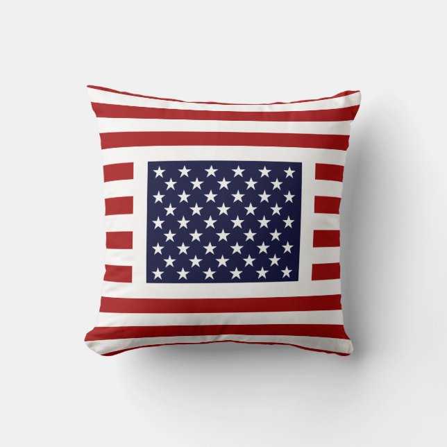 Unique Coussin américain du drapeau - Vieille Gloi (Recto)