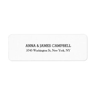 Unique Creative Clean White Stylish Family Name