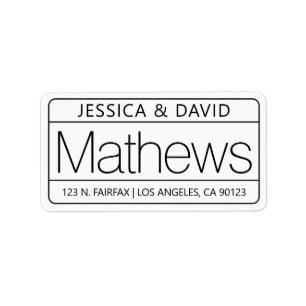 Unique & Creative Looking White Black Label