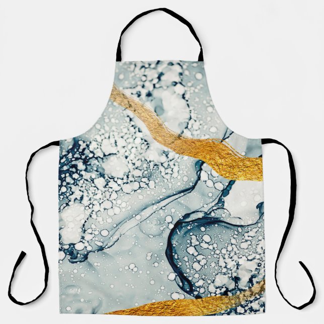Unique creativity. Art&Gold. Inspired by the Sky.  Apron (Front)