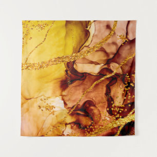 Unique creativity. Art&Gold. Inspired by the Sky.  Tapestry