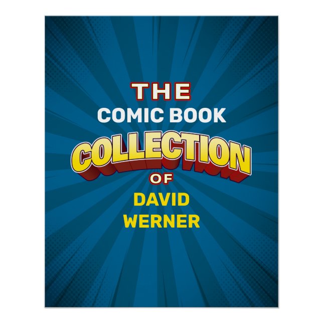 Unique Custom Collector's Poster (Front)