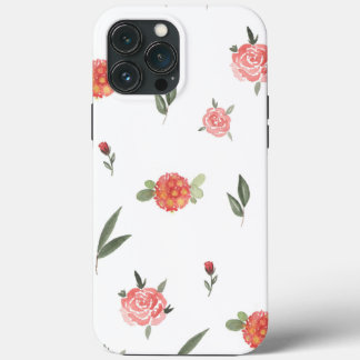 Unique Custom Floral Photo iPhone 13 Pro Max Case