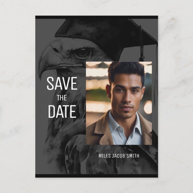 Unique Custom Graduation Announcement Postcards (Front)