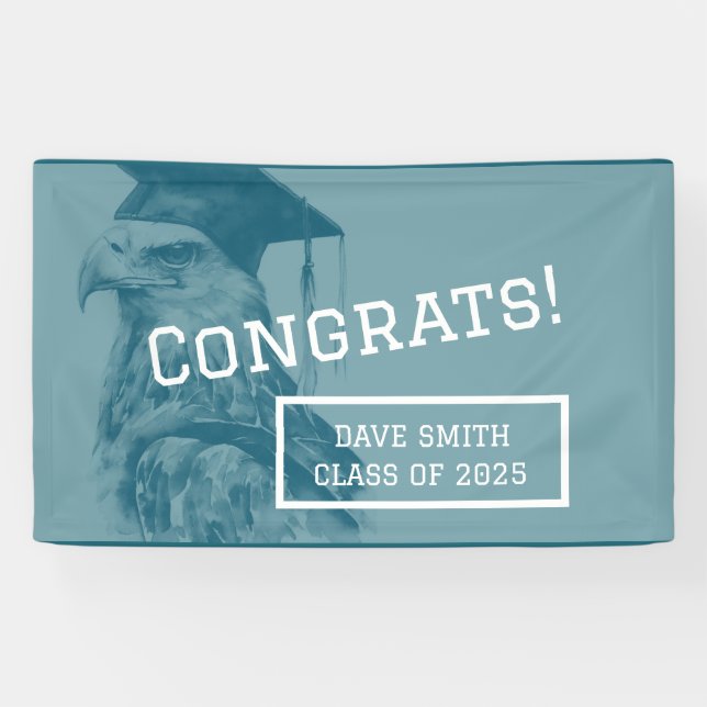 Unique Custom Graduation Party Banner (Horizontal)