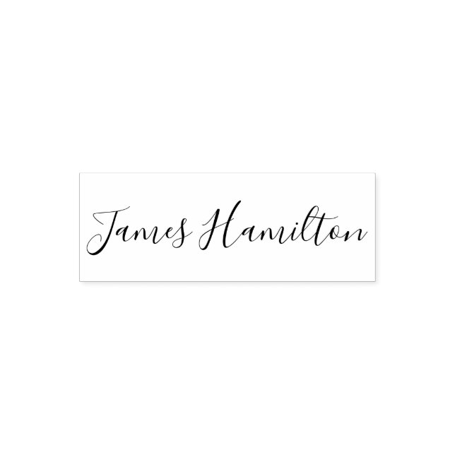 Unique Custom Signature personalized Self-inking S Stamp (Design)