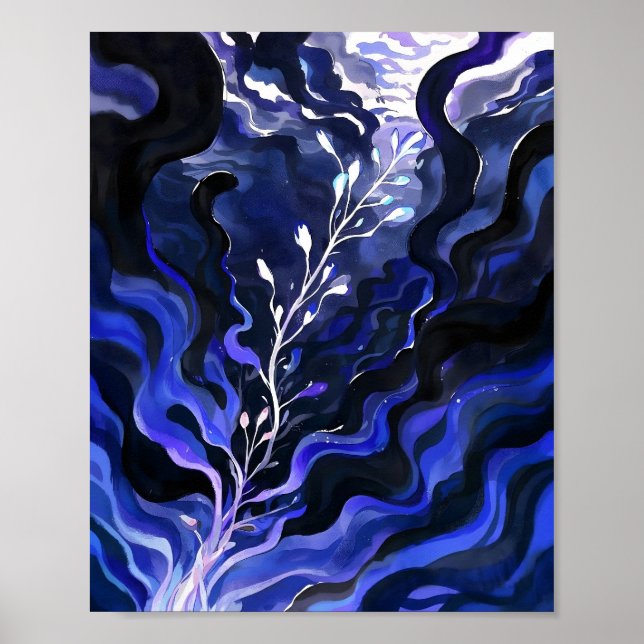 unique dark colours poster (Front)