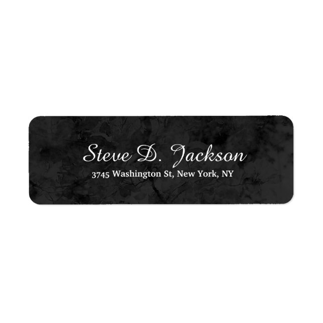 Unique Dark Grey Classical Script Handwriting (Front)