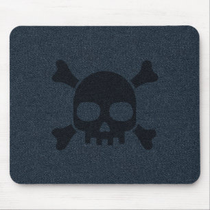 Unique Denim - Jeans and Skull Style Mouse Pad