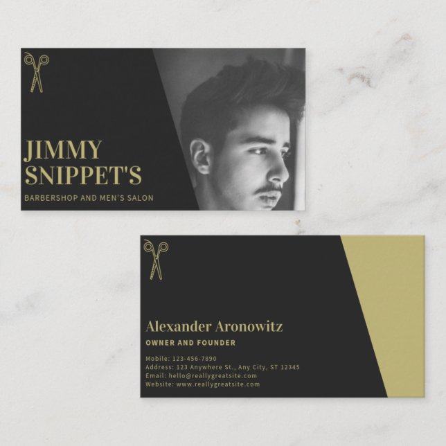 Unique design for the calling card (Front/Back)