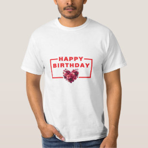 Unique Design HAPPY BIRTHDAY T-Shirt