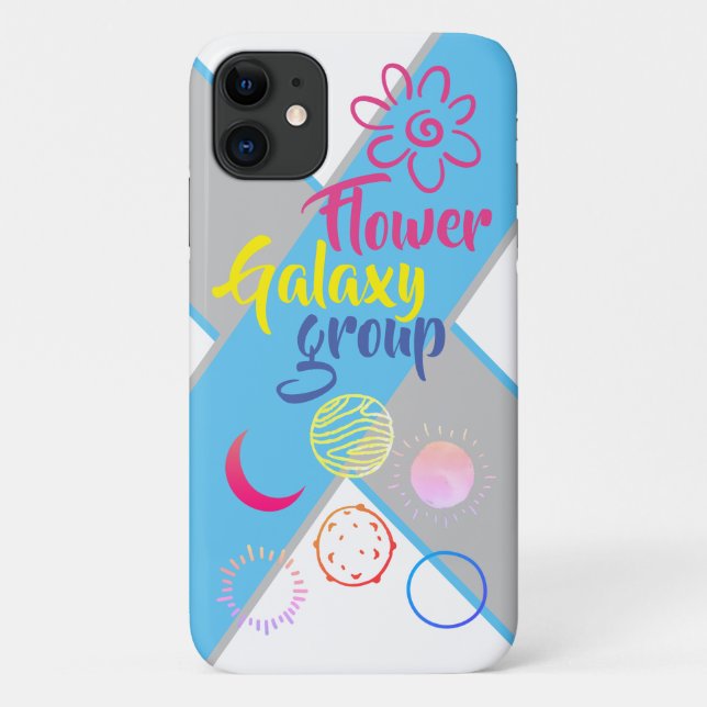 Unique Design of Flower Galaxy Group Case-Mate iPhone Case (Back)