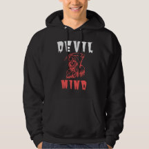Unique Devil Mind Hoodie - Edgy Graphic