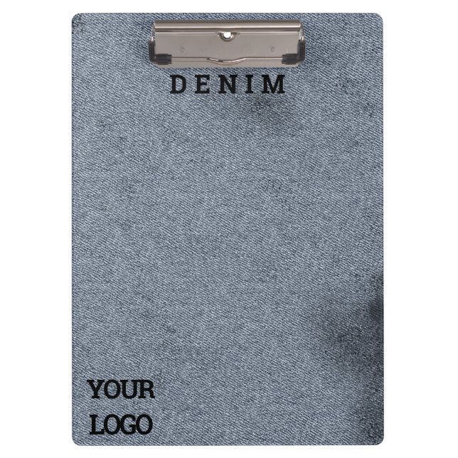 Unique Dirty Denim Style Clipboard (Front)